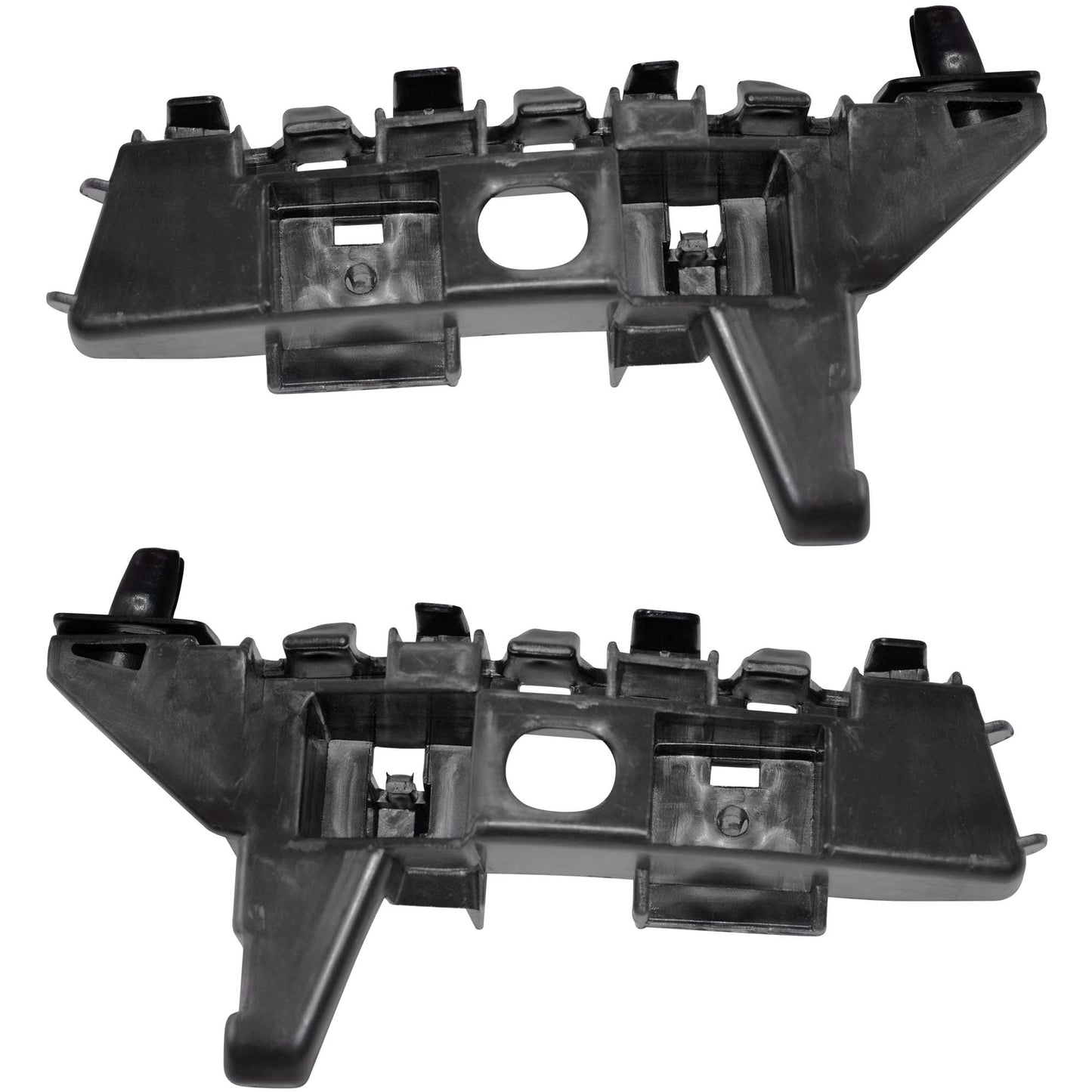 Brock Front Outer Driver-Passenger Bumper Cover Support Spacer Bracket Set Compatible with 2022-2025 Honda Civic Sedan/Hatchback 2023-2024 Honda Civic Type R 7449-0028LR