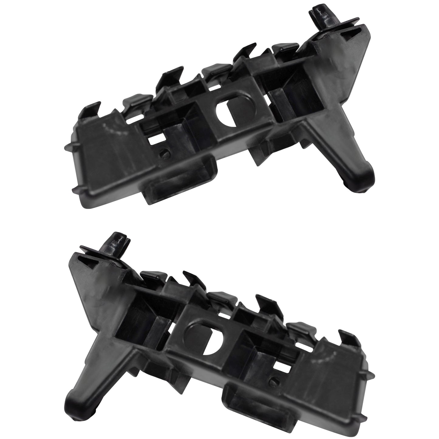 Brock Front Outer Driver-Passenger Bumper Cover Support Spacer Bracket Set Compatible with 2022-2025 Honda Civic Sedan/Hatchback 2023-2024 Honda Civic Type R 7449-0028LR