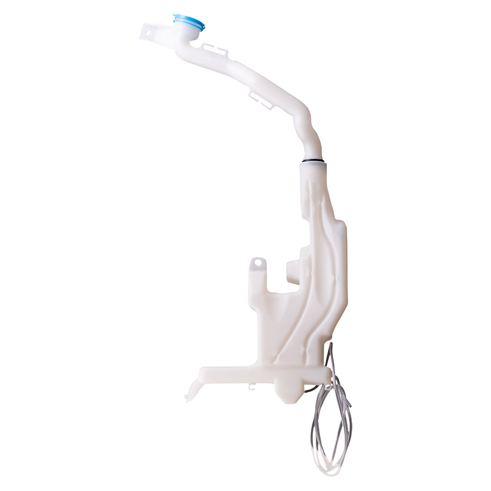 Brock Replacement Windshield Washer Reservoir with Inlet, Cap and Pump without Sensor Hole Compatible with 2016-2020 Civic Coupe/ Civic Sedan & 2019-2021 Insight