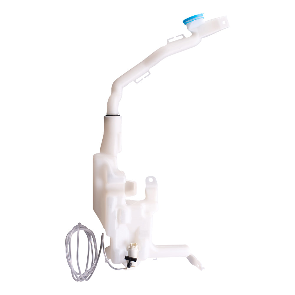 Brock Replacement Windshield Washer Reservoir with Inlet, Cap and Pump without Sensor Hole Compatible with 2016-2020 Civic Coupe/ Civic Sedan & 2019-2021 Insight