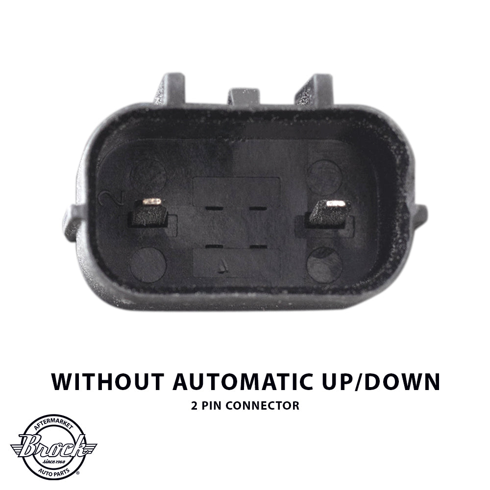 Brock Replacement Pair Set Front Power Window Lift Regulators w/ Motors Assemblies Compatible with 12-15 Civic Coupe 72251TS8A21 72211TS8A21