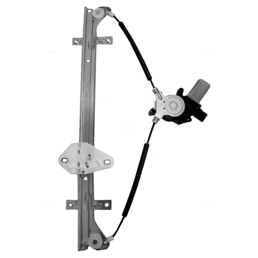 Brock Replacement Passengers Front Power Window Lift Regulator with Motor Assembly Compatible with 05-10 Van 72210SHJA02