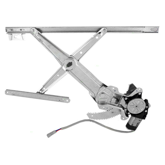 Brock Replacement Drivers Front Power Window Lift Regulator with Motor Assembly Compatible with 92-95 Civic 72251SR4J01
