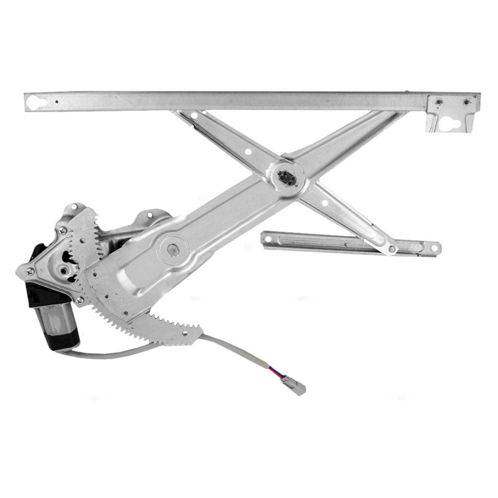 Brock Replacement Drivers Front Power Window Lift Regulator with Motor Assembly Compatible with 92-95 Civic 72251SR4J01