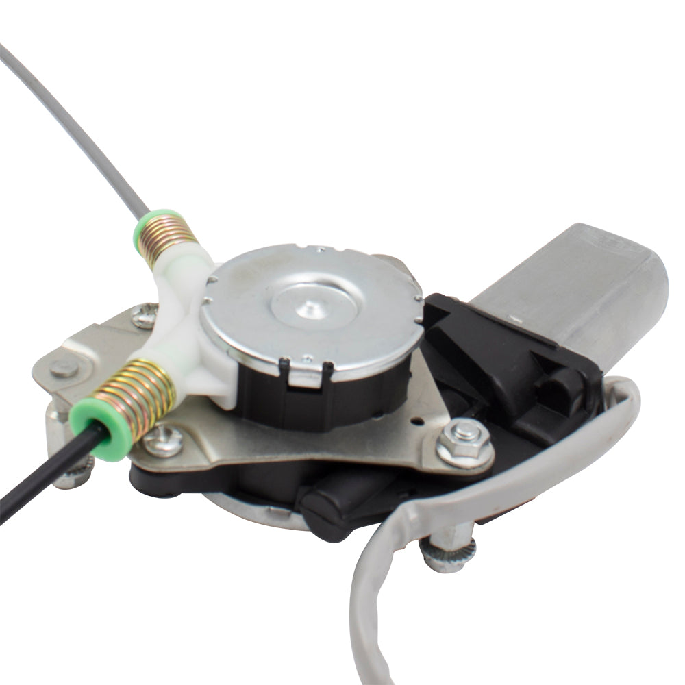 Brock Replacement Passengers Front Power Window Lift Regulator with Motor Assembly Compatible with 01-05 Civic 72210S5PA03