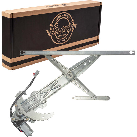 Brock Replacement Passengers Front Power Window Lift Regulator with Motor Assembly Compatible with 98-02 Accord 72211S82A01