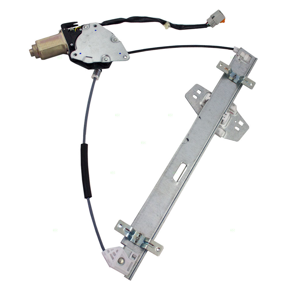 Brock Replacement Drivers Front Power Window Lift Regulator with Motor Assembly Compatible with 03-11 Element 72250SCVA01
