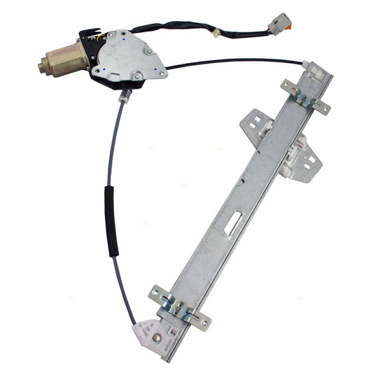 Brock Replacement Drivers Front Power Window Lift Regulator with Motor Assembly Compatible with 03-11 Element 72250SCVA01