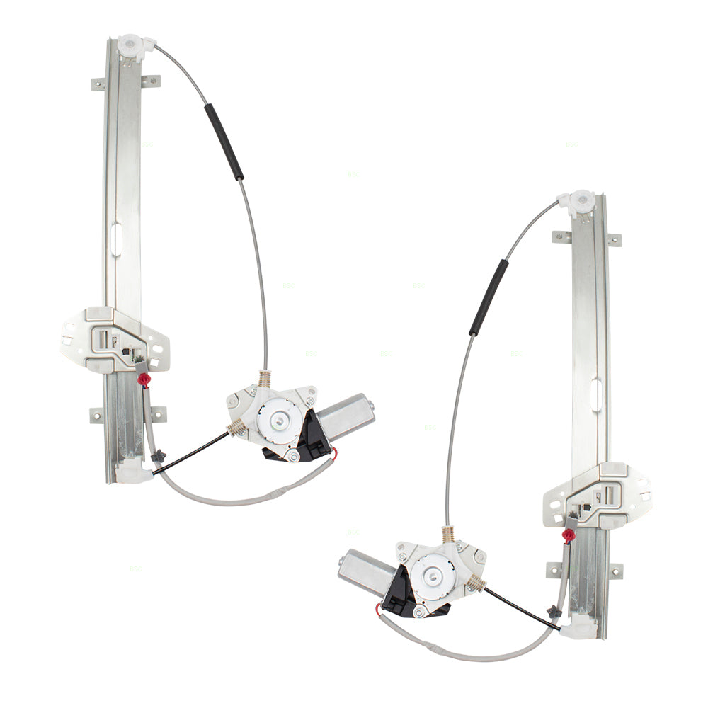 Window Regulator w/ Motor for 2001-2002 MDX 4 Pin Connector Front 72250S3VA03 Set AC1350110