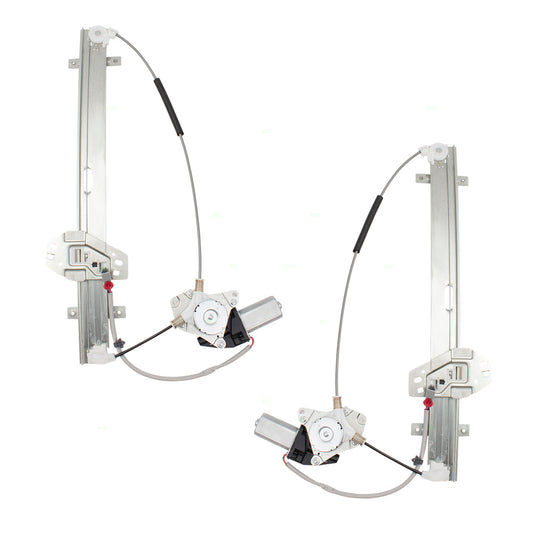 Window Regulator w/ Motor for 2001-2002 MDX 4 Pin Connector Front 72250S3VA03 Set AC1350110