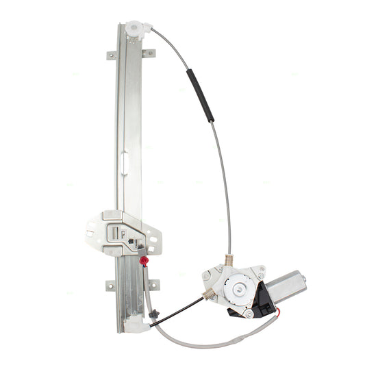 Brock Replacement Passengers Front Power Window Lift Regulator w/ 2 Pin Connector Motor Assembly Compatible with 01-02 MDX 72210S3VA03