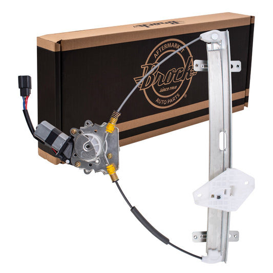 Brock Replacement Drivers Front Power Window Lift Regulator with Motor Assembly Compatible with 04-08 TL 72250-SEP-305