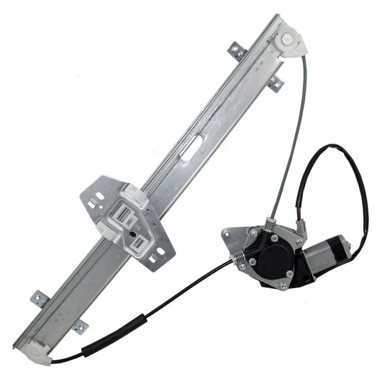 Brock Replacement Passengers Rear Power Window Lift Regulator with Motor Assembly Compatible with 03-08 SUV 72710-S9V-A02