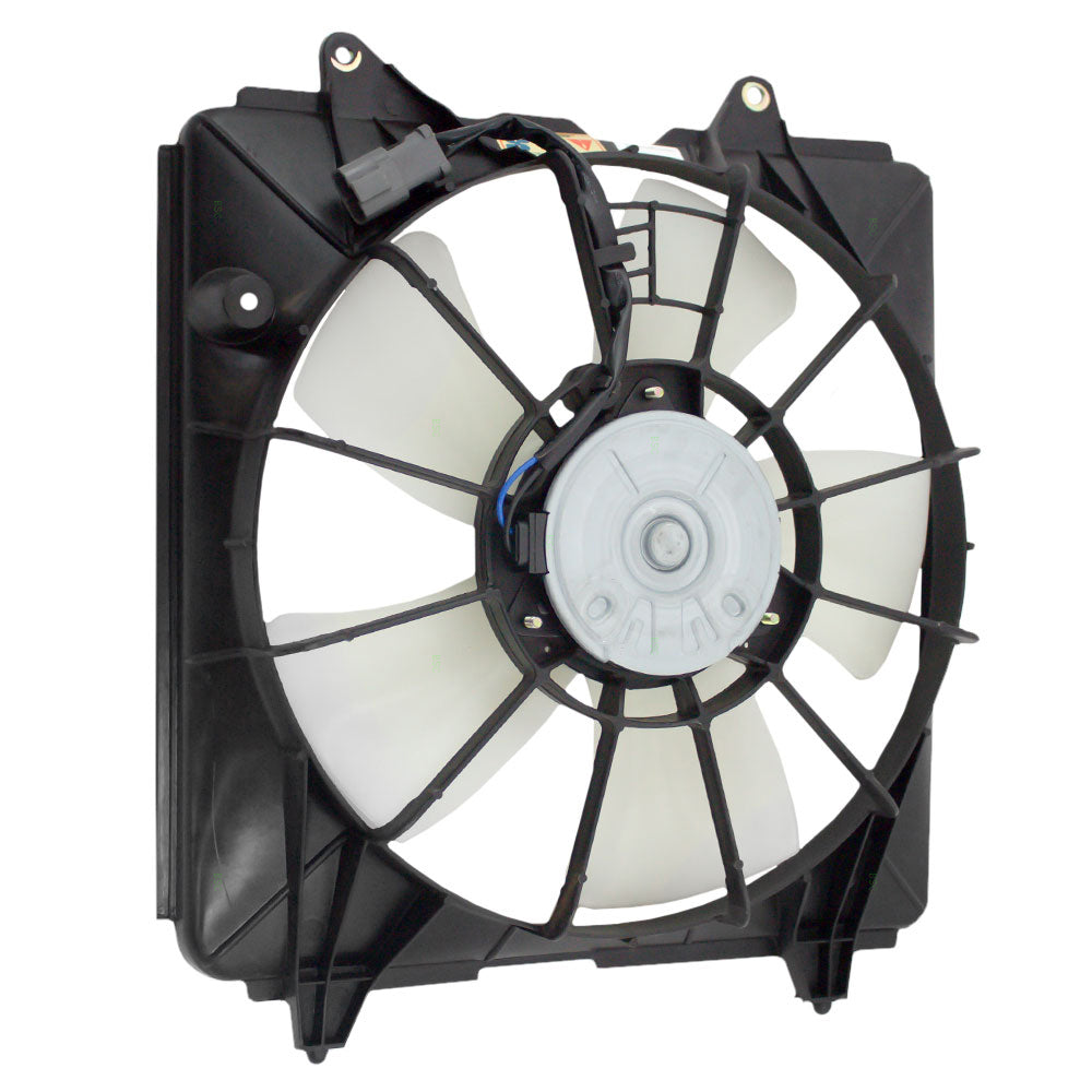 Brock Replacement Radiator Cooling Fan Motor Assembly Compatible with 2006-2011 Civic 1.8L 19015-RNA-A01