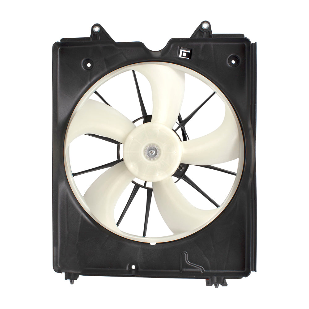 Brock Replacement Drivers Radiator Cooling Fan Motor Assembly Left Compatible with 11-17 Odyssey 19020RV0A01