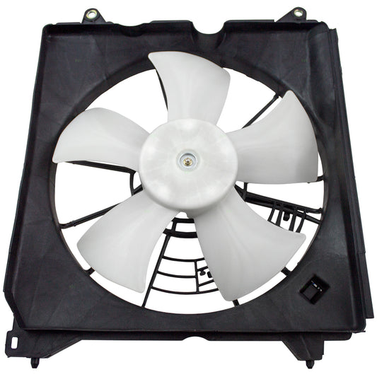 Brock Replacement Drivers Radiator Cooling Fan with Motor Assembly Denso Type Compatible with 2013-2016 Accord 2.4L 3.5L 19020-RWK-J01 19015-5A2-A01