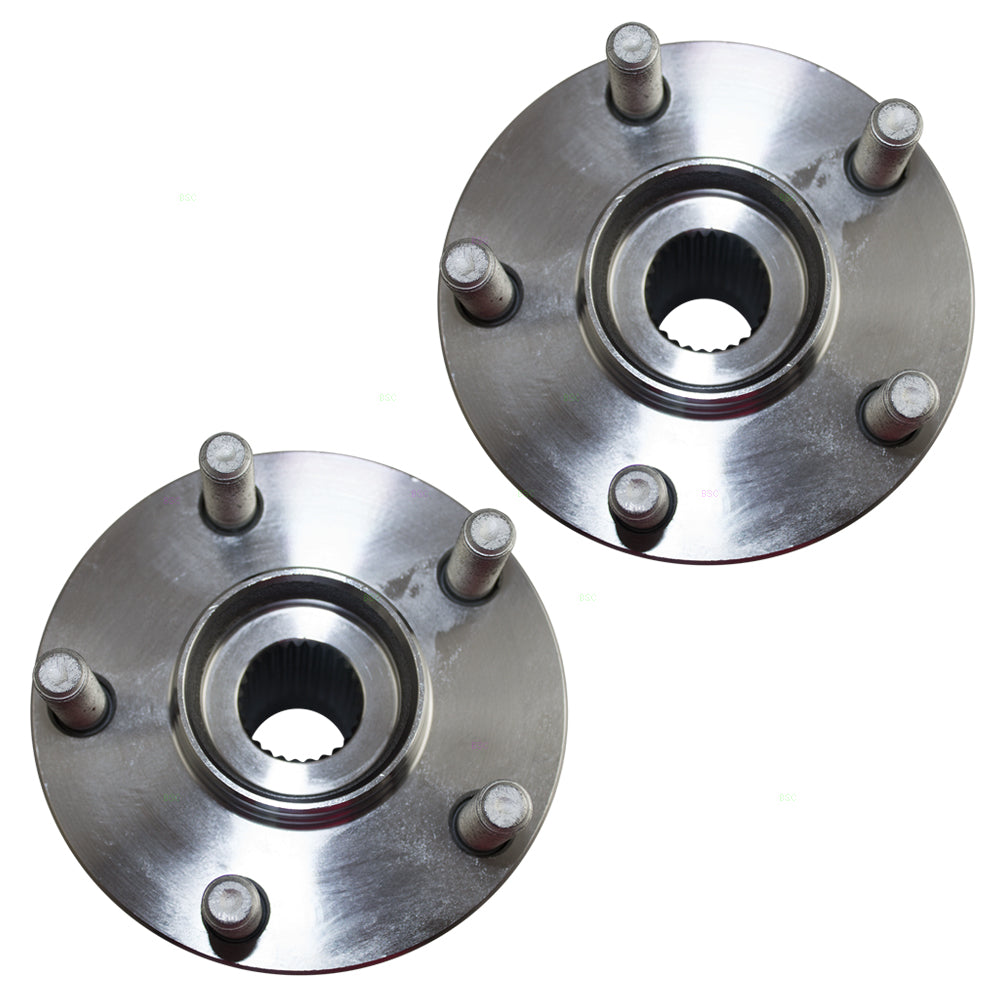Brock Replacement Pair Set Rear Wheel Hub Bearings Compatible with FR-S BRZ Impreza Forester Legacy Outback SU003-00791
