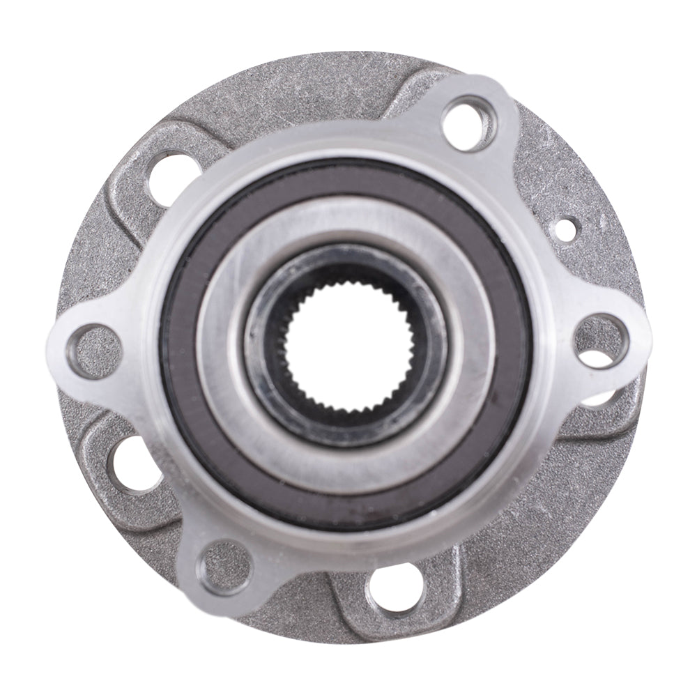 Brock Replacement Pair Set Front Wheel Hub Bearing Assemblies Compatible with A3 TT Q3 New Beetle CC EOS Golf GTI Jetta Passat Rabbit Tiguan 5K0 498 621