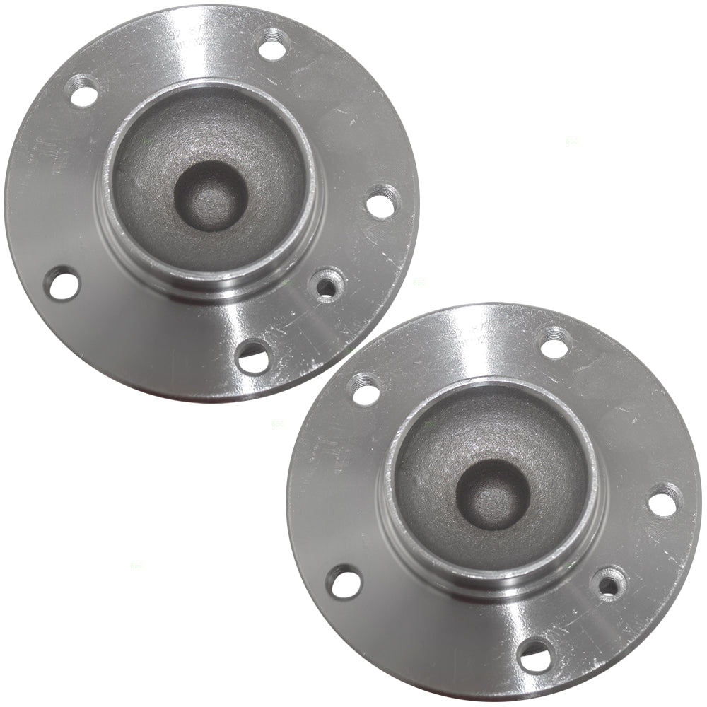 Brock Replacement Pair Set Front Wheel Hub Bearings Compatible with 2006-2013 3 Series w/ Rear-Wheel Drive 31 21 6 765 157 HA590162 513254