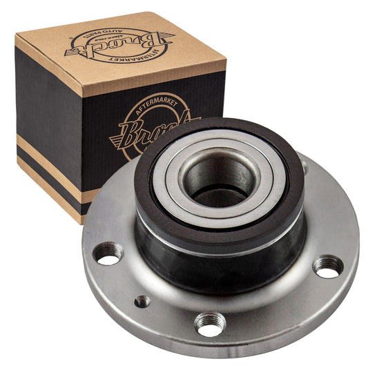 Brock Replacement Rear Hub Bearing Assembly without Lugs Compatible with Q3/ CC/ Passat & Passat CC / Beetle/ GTI/ Golf/ TT/ EOS/ A4/ A5 & A5 Wagon/ A6 & A6 Wagon