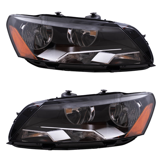 Headlight for 2012-2015 Passat From 3/21/11 561941005D Set VW2502148