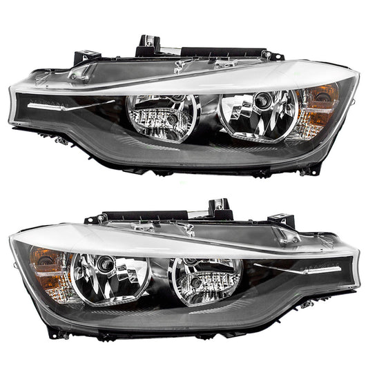 Headlight for 2012-2013 325i Sedan F30 14-15 Wagon F31 2012-2015 328i 2012-2015 320i 2013-2015 335i xDrive 2012-2015 335i 63117338709 Set