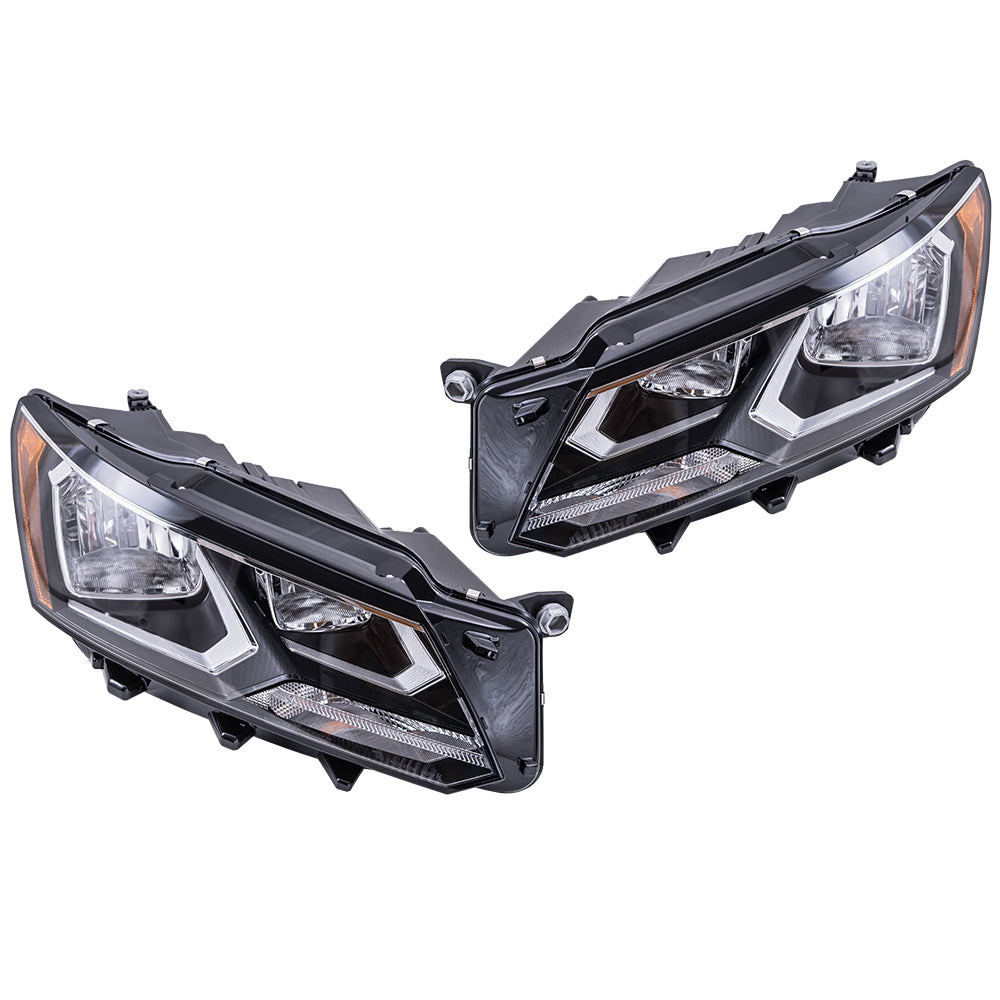 Headlight for 2016-2019 Passat 561941005F Set