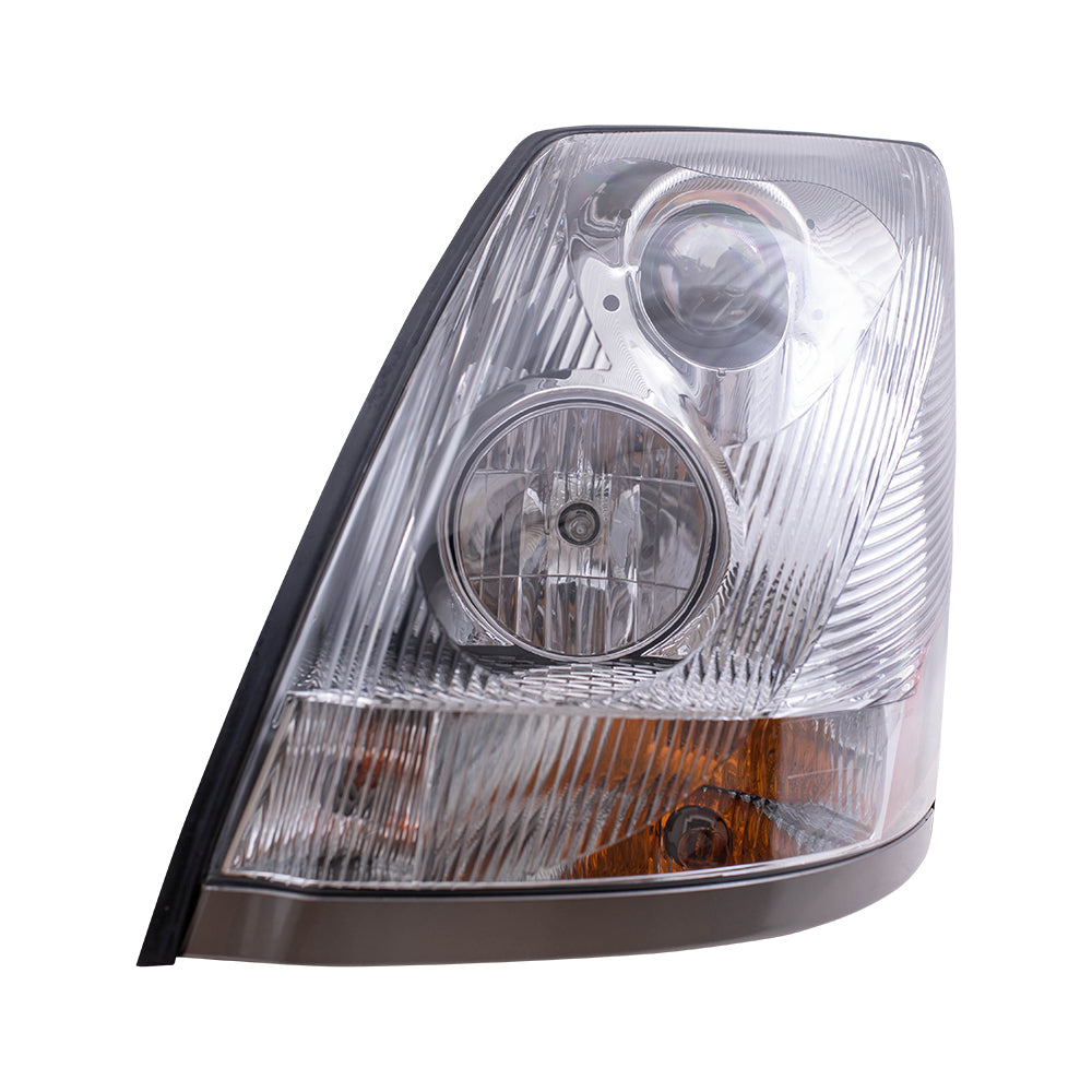 Headlight for 2004-2018 VNL w/ Chrome Bezel 2004-2018 VNM 2004-2004 VN Left