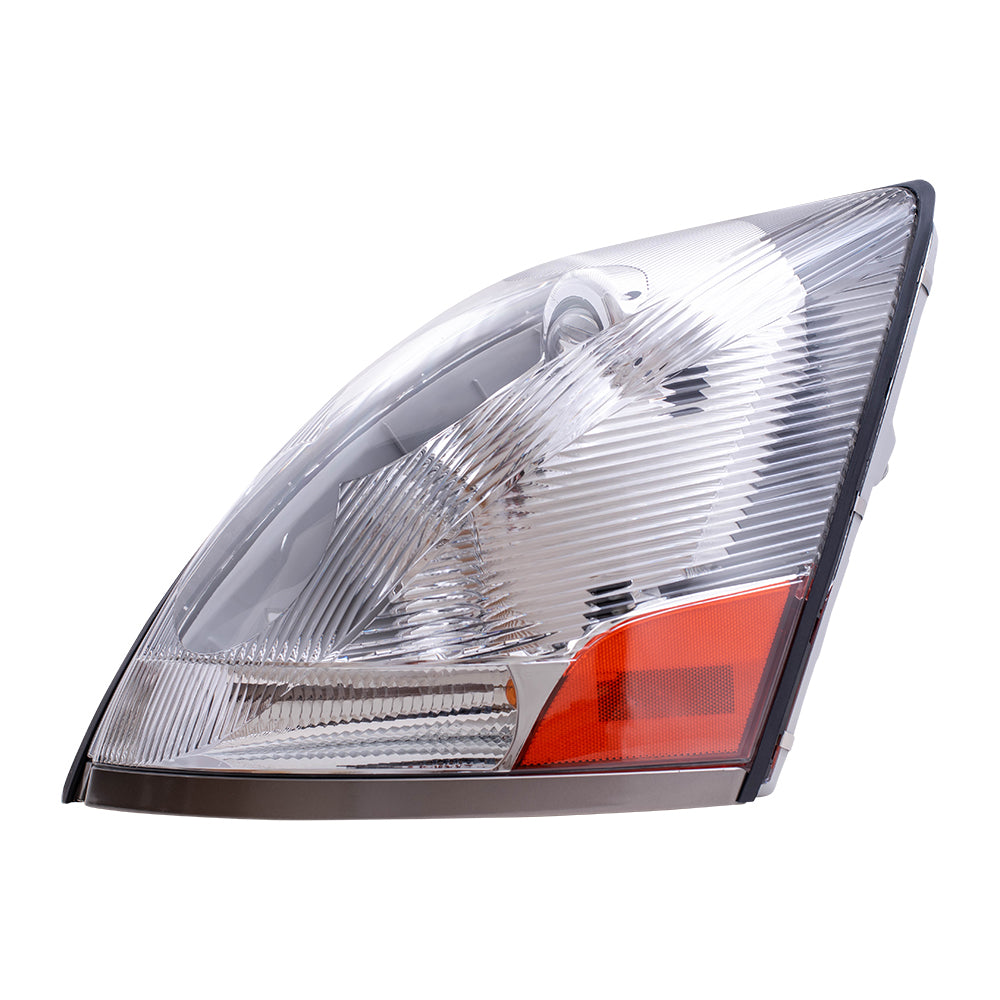 Headlight for 2004-2018 VNL w/ Chrome Bezel 2004-2018 VNM 2004-2004 VN Left