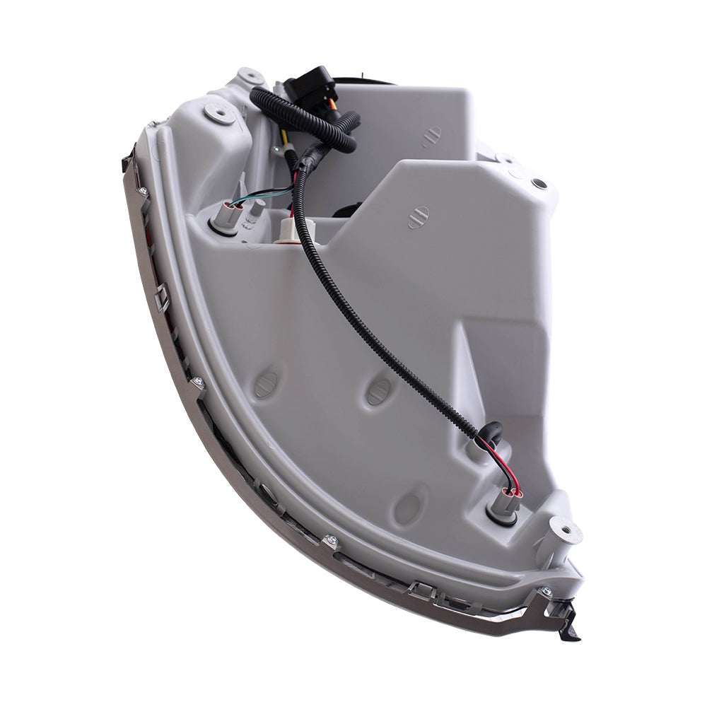 Headlight for 2004-2018 VNL w/ Chrome Bezel 2004-2018 VNM 2004-2004 VN Left