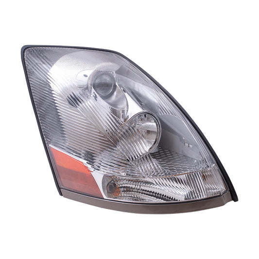 Headlight for 2004-2018 VNL w/ Chrome Bezel 2004-2018 VNM 2004-2004 VN Right