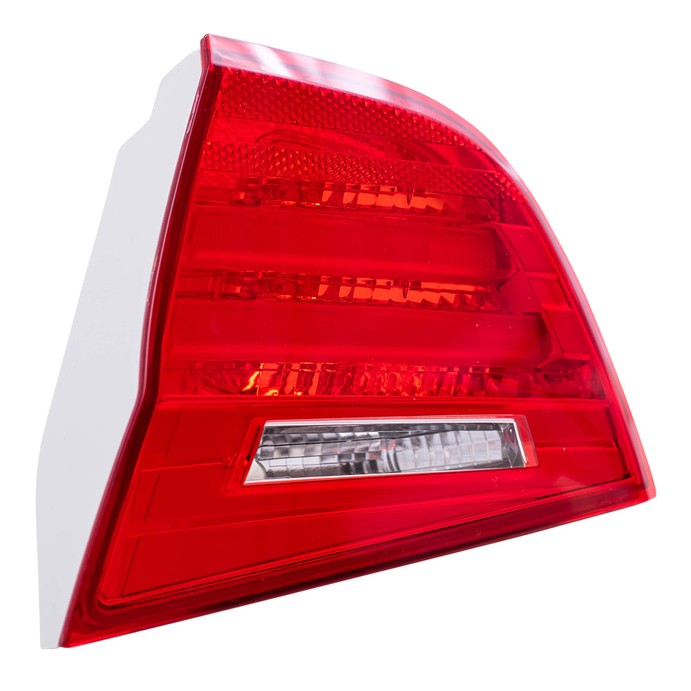 Brock Replacement Passenger Tail Light Lid Mounted Lens Compatible with 2009-2011 3 Series E90 Sedan