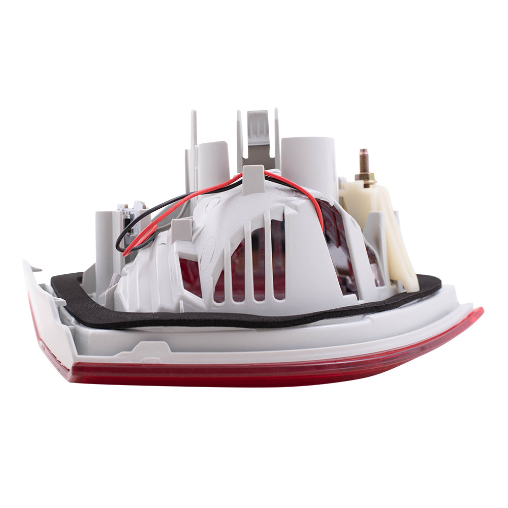 Brock Replacement Passenger Tail Light Lid Mounted Lens Compatible with 2009-2011 3 Series E90 Sedan
