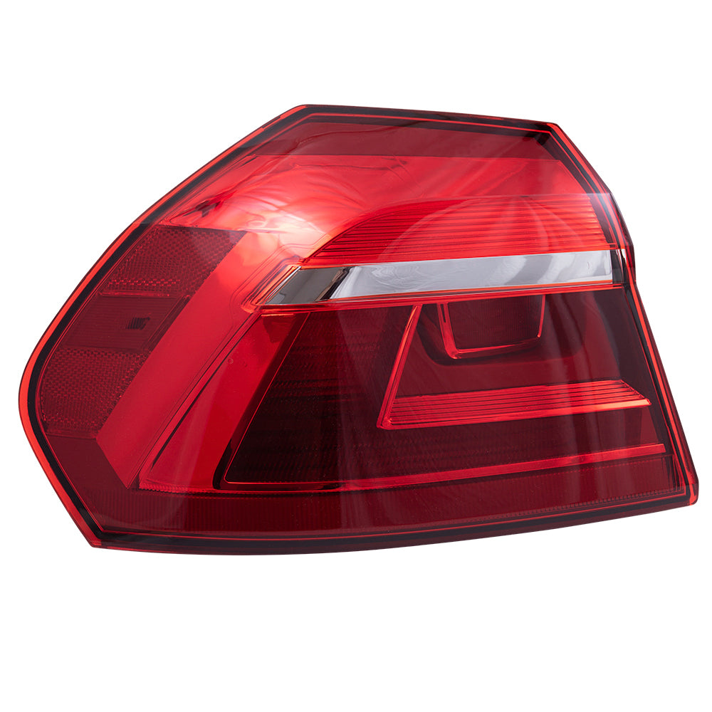 Brock 8222-0023L Replacement Tail Light Body Mounted