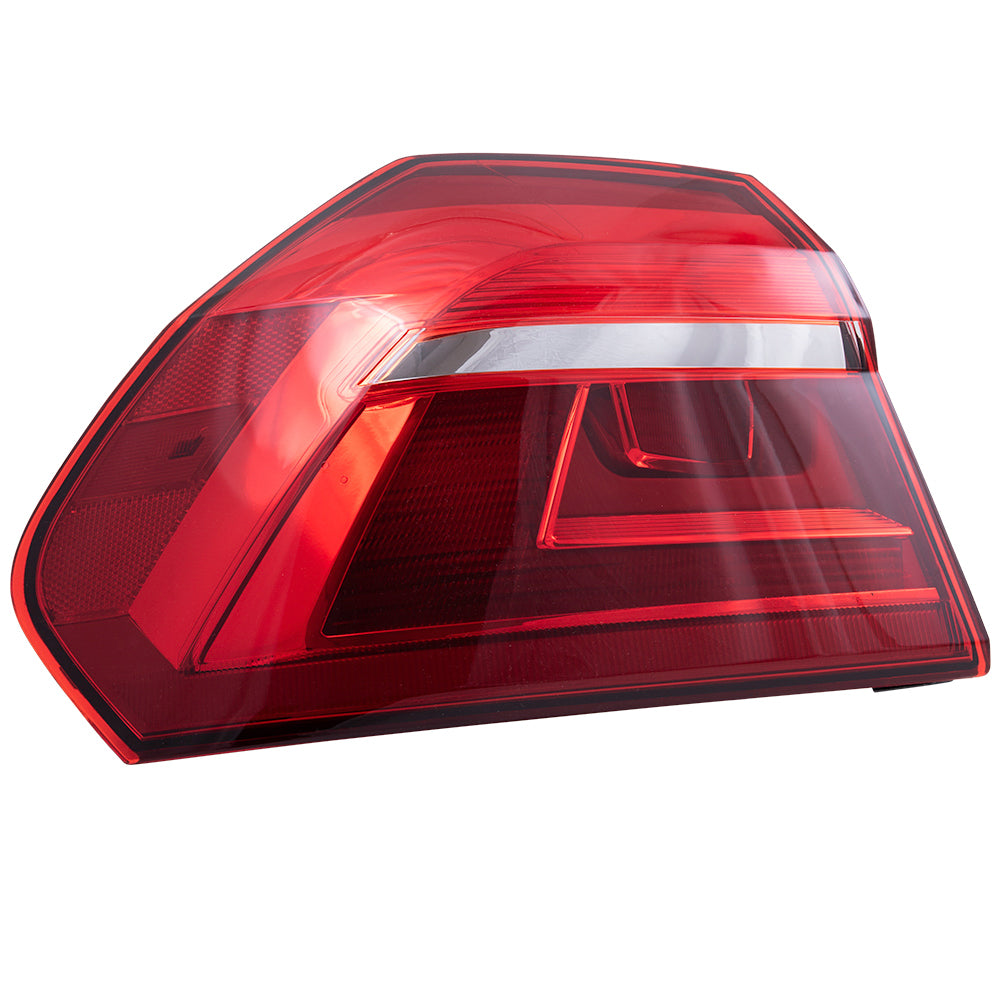 Brock 8222-0023L Replacement Tail Light Body Mounted