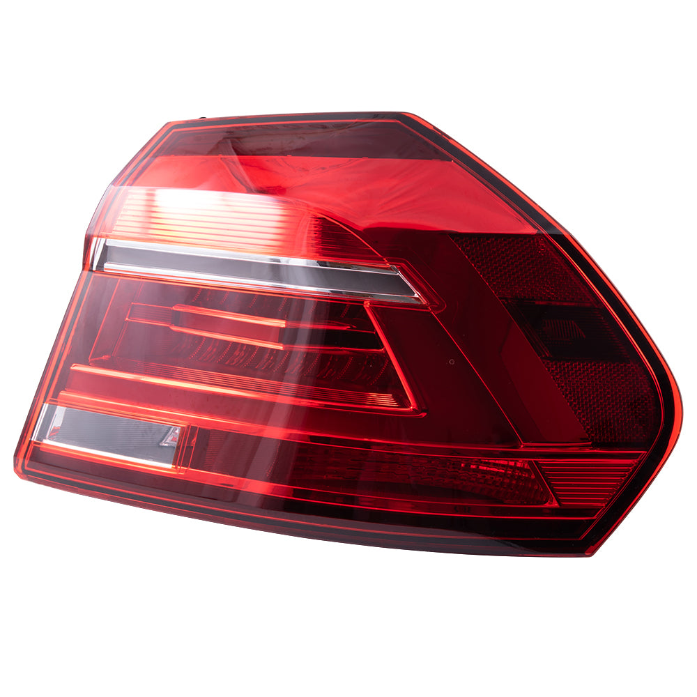 Tail Light for 2016-2017 Passat Built To 7/3/2016 LED Body Mounted 561945207B Set VW2804121