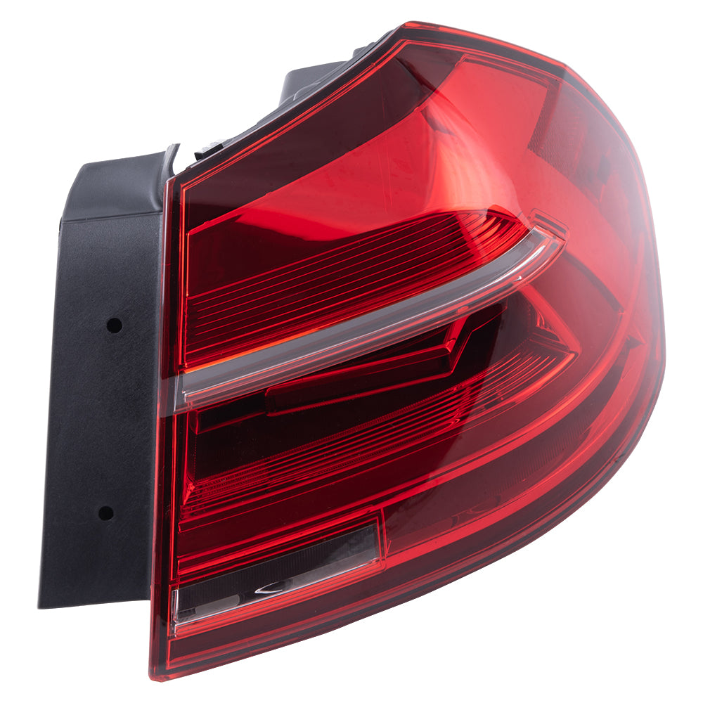 Tail Light for 2016-2017 Passat Built To 7/3/2016 LED Body Mounted 561945207B Set VW2804121