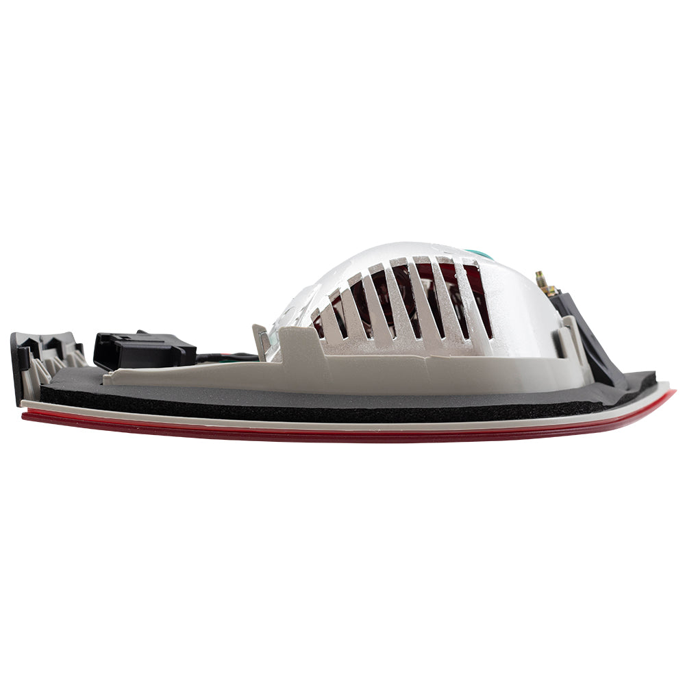 Brock Replacement Pair Tail Lights Compatible with 2007-2010 X5 Driver and Passenger Set Lid Mounted Tail Lamps 63217295339 63217295340