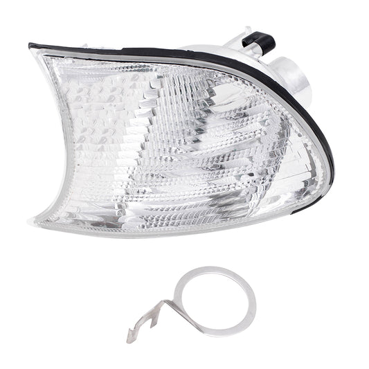 Park/Signal/Side Marker for 2002-2003 330Ci Coupe/Convertible Clear Lens for 2002-2006 M3 2002-2003 325Ci 63137165857 Left BM2520113