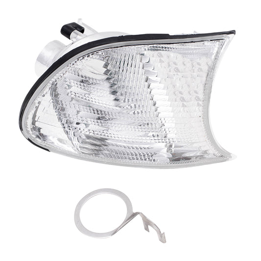 Park/Signal/Side Marker for 2002-2003 330Ci Coupe/Convertible Clear Lens for 2002-2006 M3 2002-2003 325Ci 63137165858 Right BM2521113