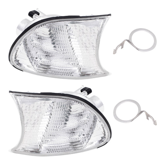 Park/Signal/Side Marker for 2002-2003 330Ci Coupe/Convertible Clear Lens for 2002-2006 M3 2002-2003 325Ci 63137165857 Set BM2520113