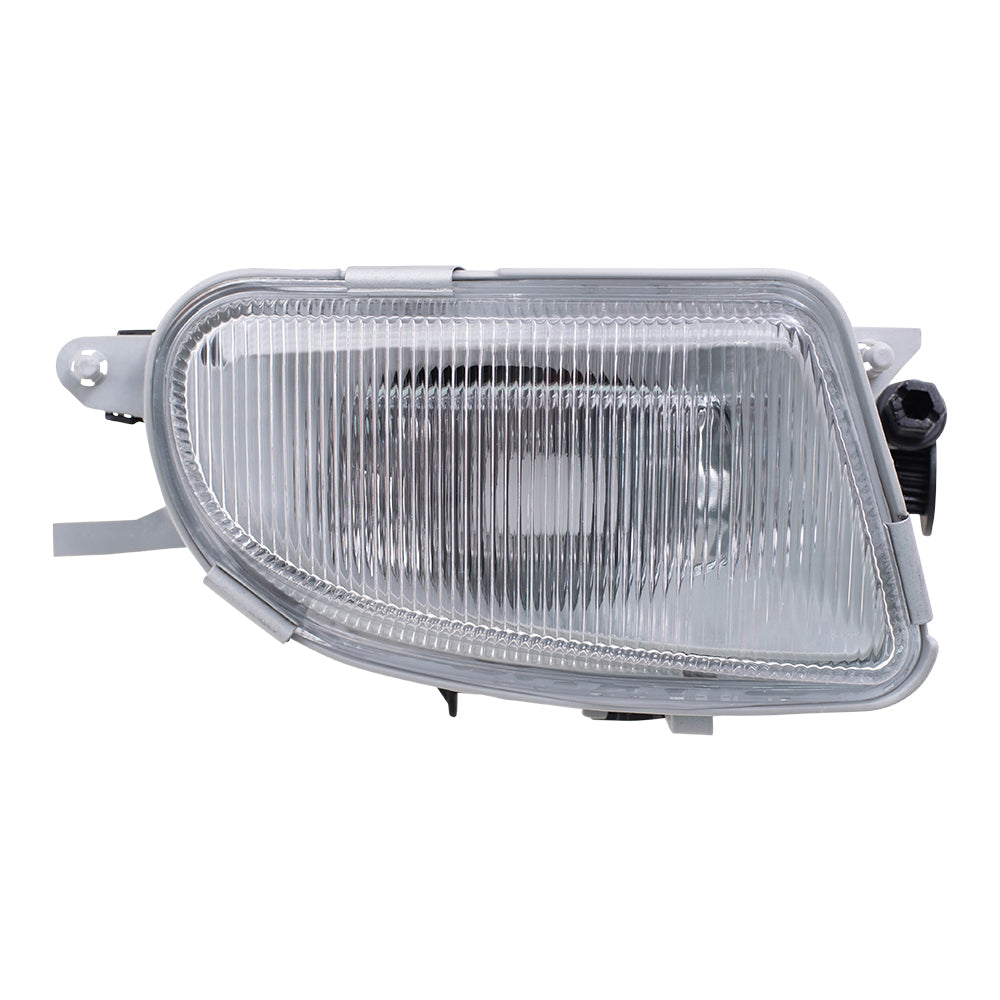 Brock Replacement Driver and Passenger Fog Lights Lamps Compatible with E-Class C43 CLK320 SLK230 1708200156 1708200256