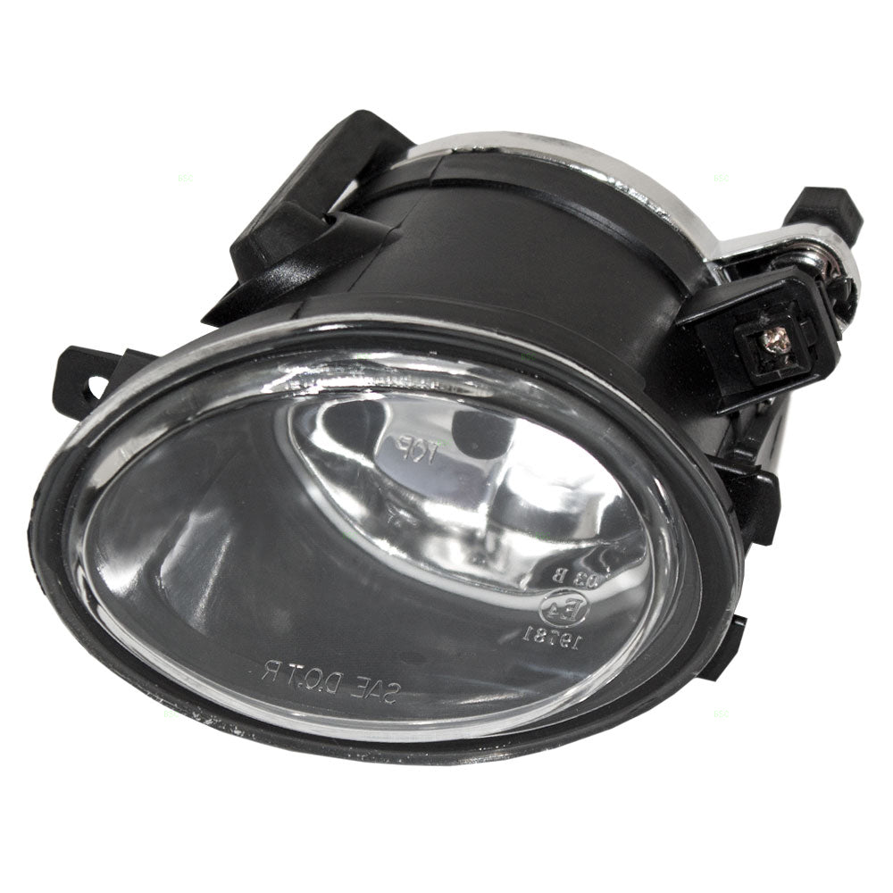 Brock Replacement Drivers Fog Light Lamp Lens Compatible with 2001 2002 2003 2004 2005 3 Series E46 with Sport Package 63177894017