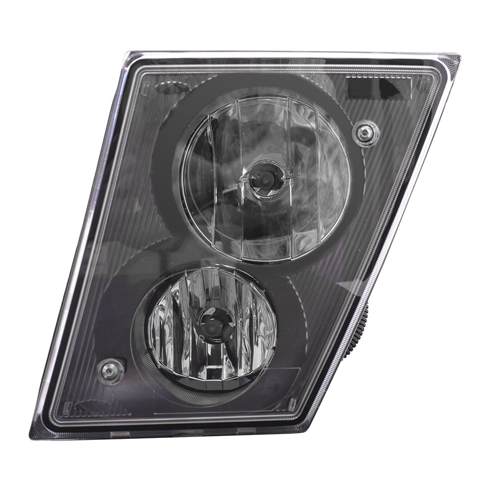 Fog Light for 2004-2017 VNL Black Bezel w/ Daytime Running Lights for 2004-2004 VN 82793456 Left VO2592119