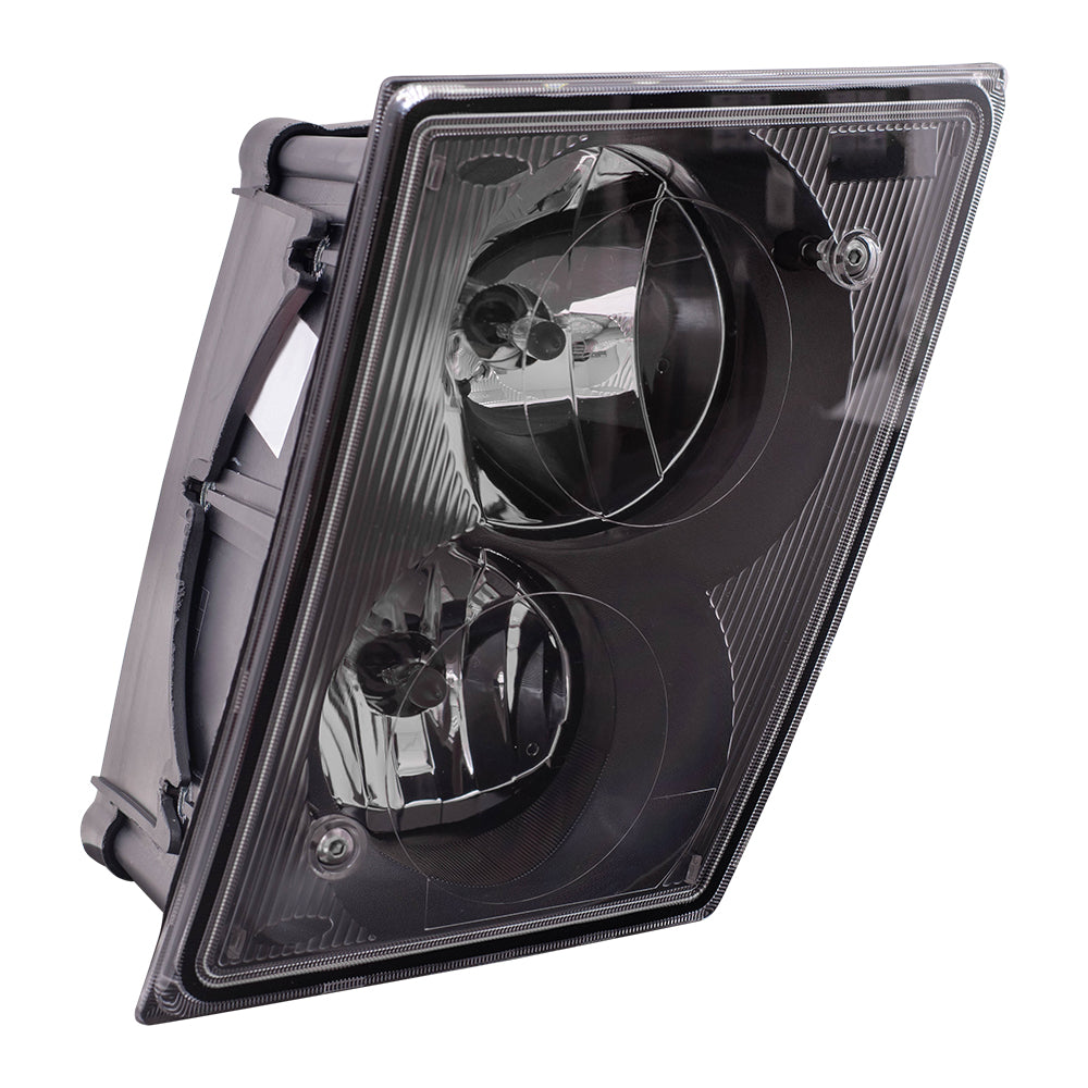 Fog Light for 2004-2017 VNL Black Bezel w/ Daytime Running Lights for 2004-2004 VN 82793456 Left VO2592119