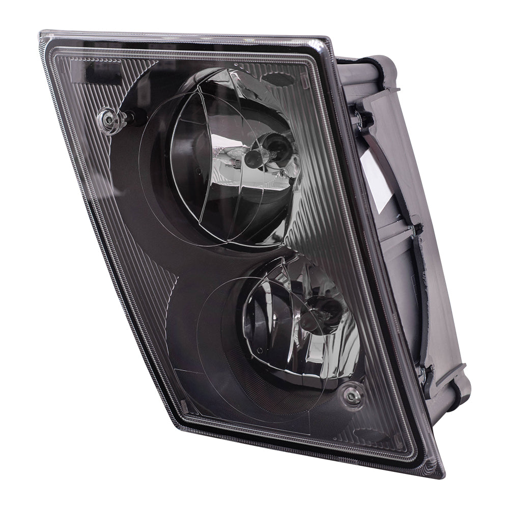 Fog Light for 2004-2017 VNL Black Bezel w/ Daytime Running Lights for 2004-2004 VN 82793458 Right VO2593119