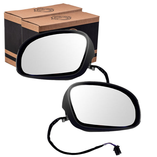 Power Mirror for 2003-2010 Beetle Turn Signal Indicator Heated 1C1857507ABGRU Set VW1320133