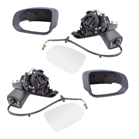 Power Mirror for 2018-2023 XC60 Turn Signal Indicator Memory Heated Power Fold 31424814 Set