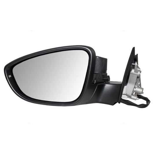 Power Mirror for 2012 Passat To 04/01/12 Turn Signal Indicator Heated 3C8857521B Left VW1320158