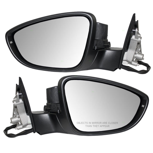 Power Mirror for 2012 Passat To 04/01/12 Turn Signal Indicator Heated 3C8857521B Set VW1320158